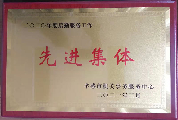 2020年度后勤服務(wù)先進(jìn)集體稱(chēng)號(hào)